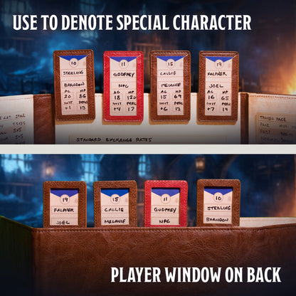 Initiative Trackers – Magnetic Turn Order Cards for D&D 5e and TTRPG Combat Management