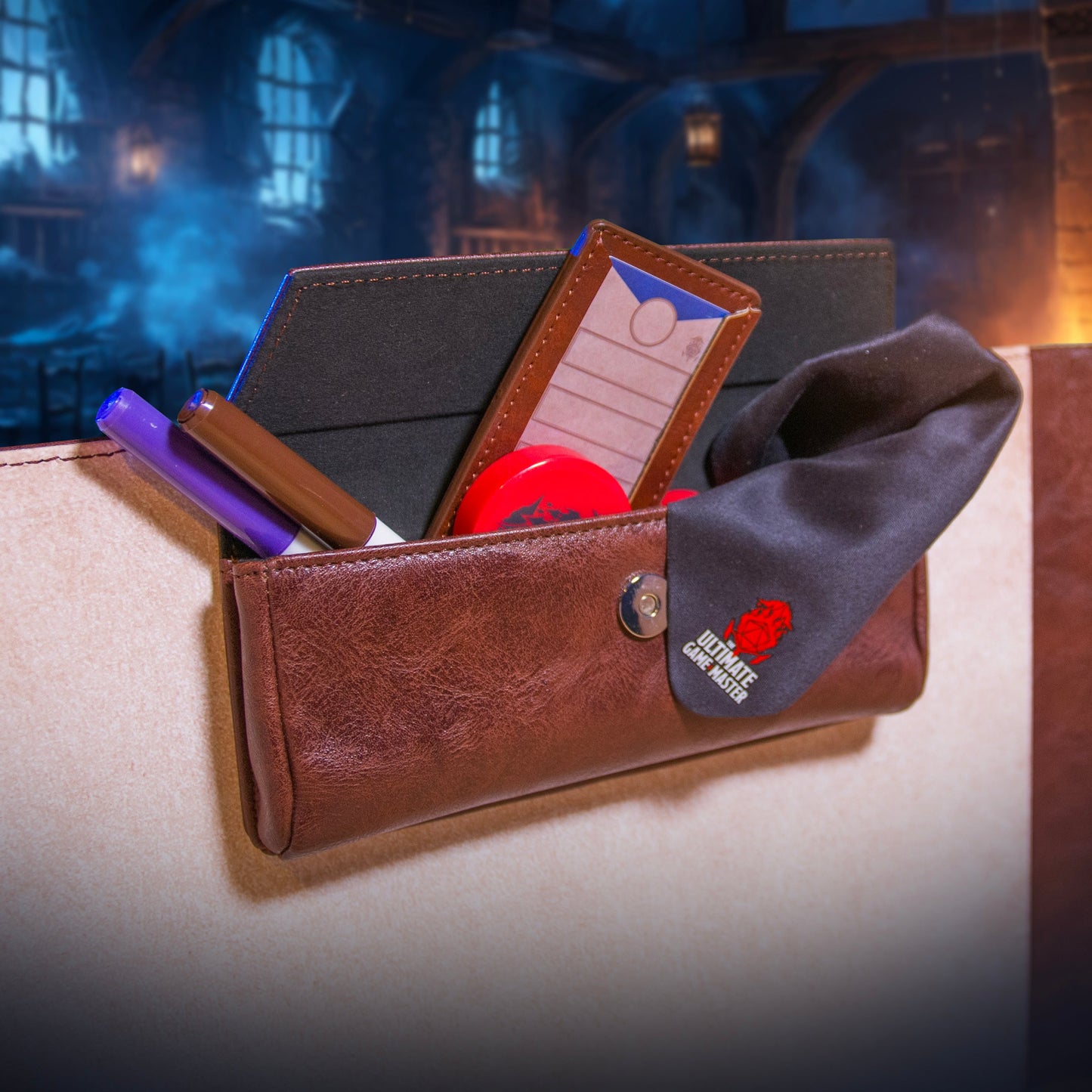 Large Magnetic Pouch – Premium Storage for Game Master Screen DM Accessories