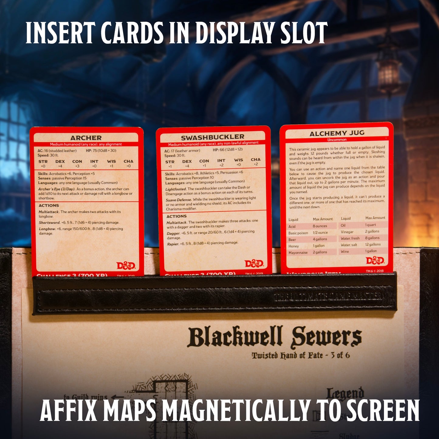 Magnetic Bar Set – Screen Extension Hardware for Ultimate Game Master Screen