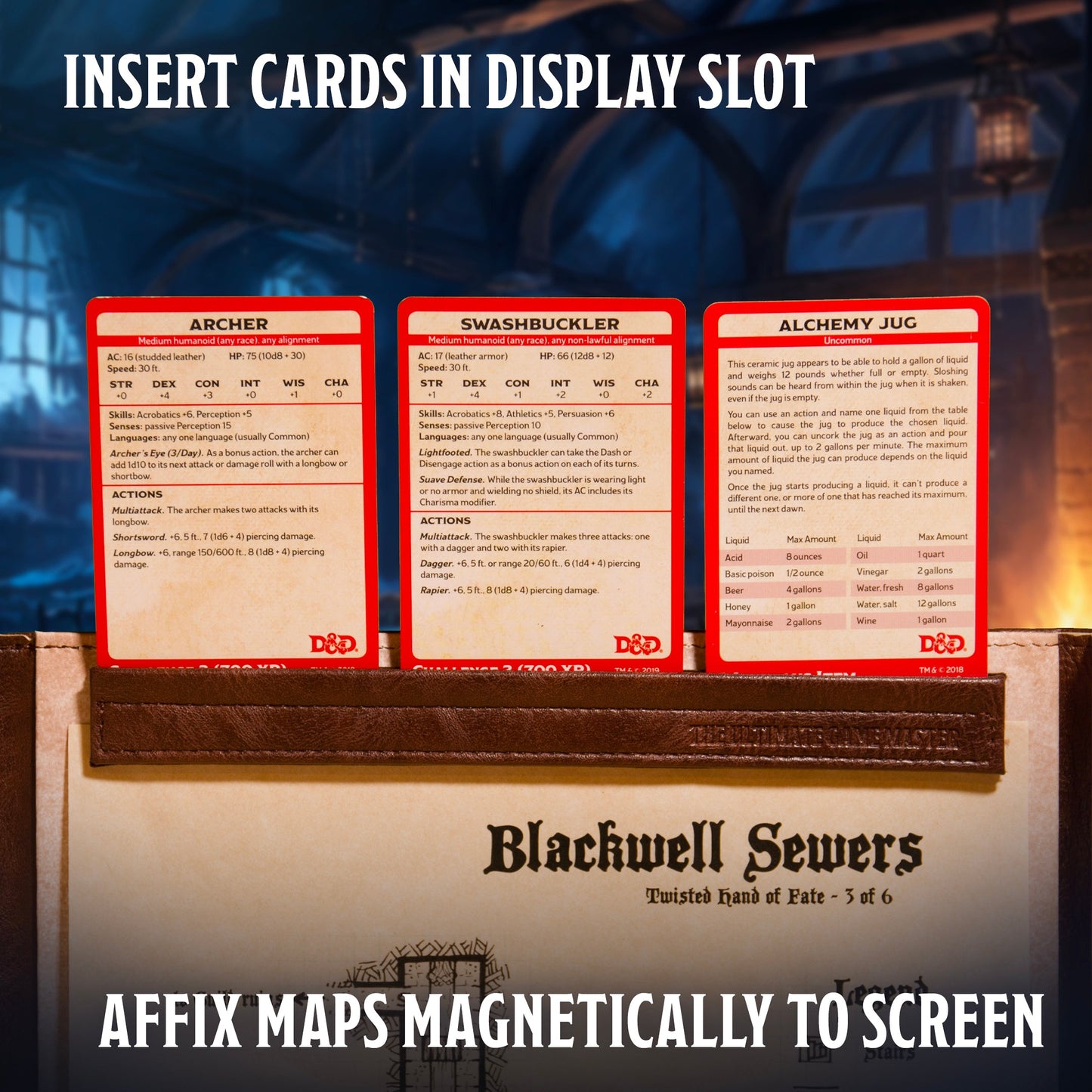 Magnetic Bar Set – Screen Extension Hardware for Ultimate Game Master Screen