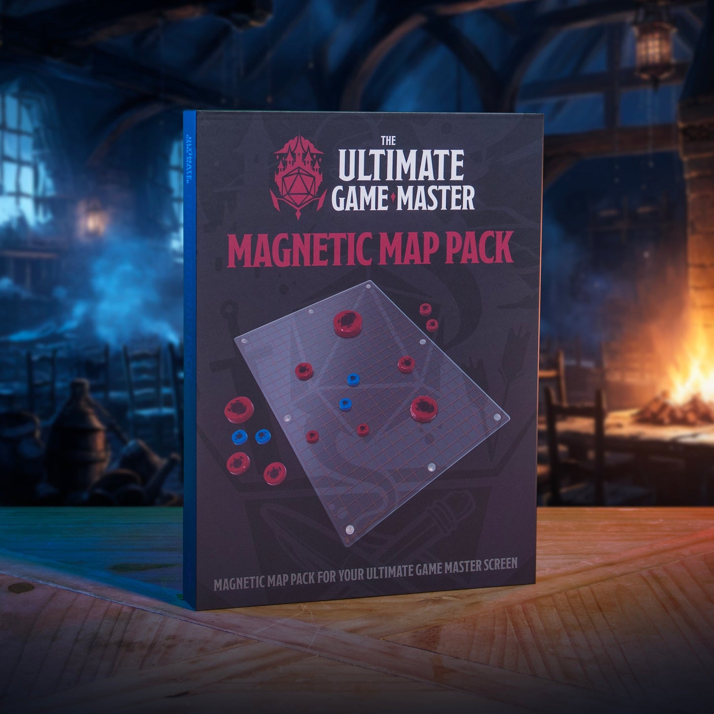 Magnetic Map Pack – Dry-Erase Battle Maps for D&D Combat & Game Master Screen