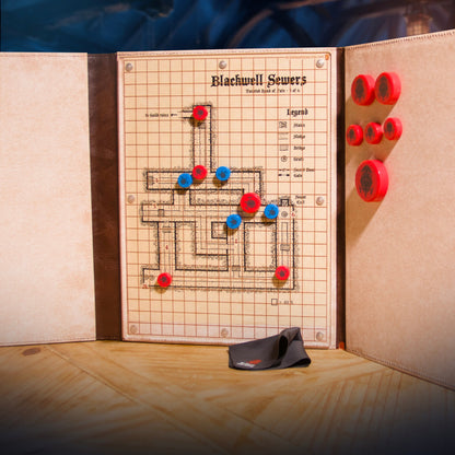 Magnetic Map Pack – Dry-Erase Battle Maps for D&D Combat & Game Master Screen