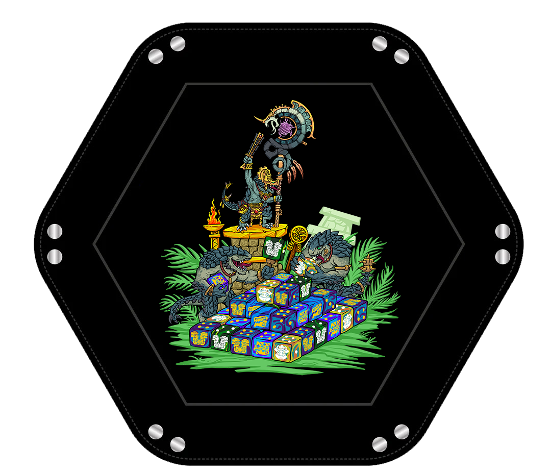 Celestial Dinosaurs | Premium Dice Tray