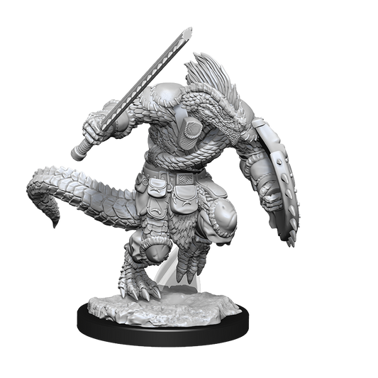 D&D: Nolzur's Marvelous Miniatures - Lizardfolk Barbarian & Lizardfolk Cleric