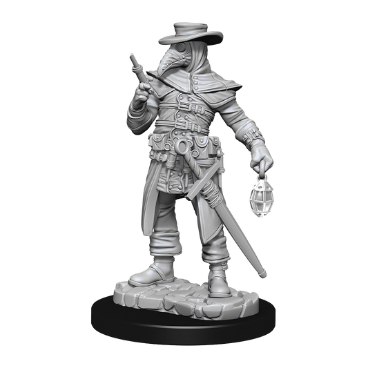 WizKids Deep Cuts: Plague Doctor &amp; Cultist – Unpainted Miniatures 2-Pack