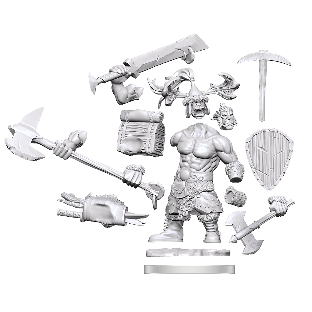 D&D: Frameworks - Orc Barbarian Male