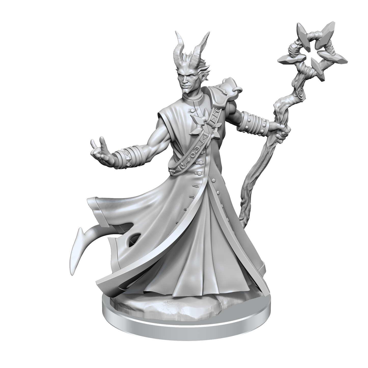 D&D: Frameworks - Tiefling Warlock Male
