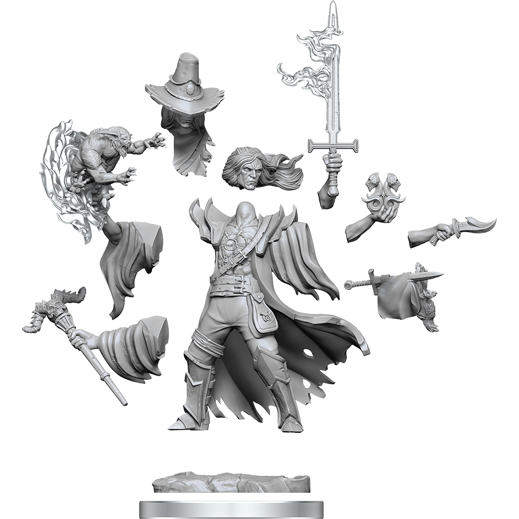 D&D: Frameworks - Human Warlock Male