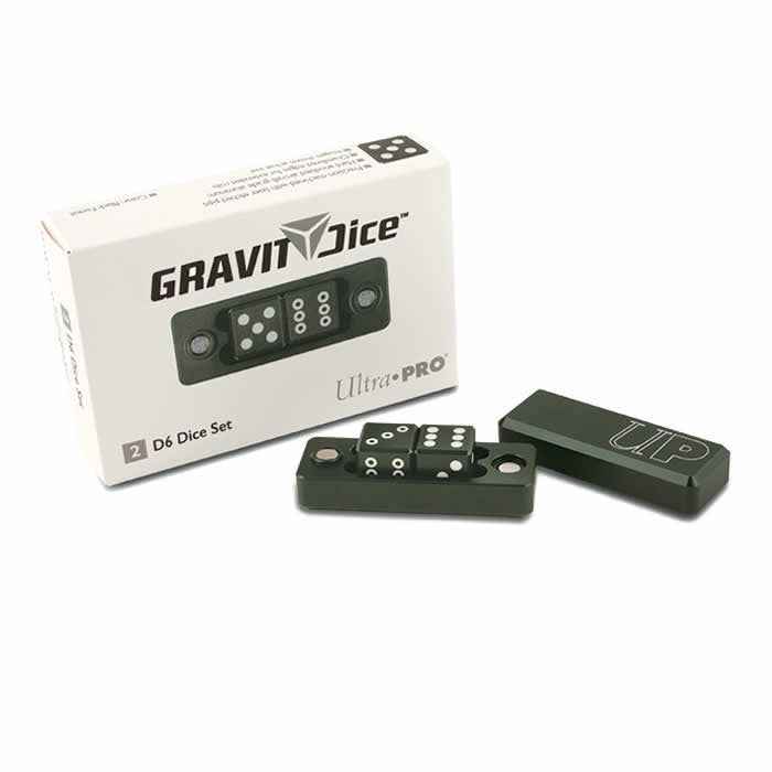 UPR84695 Black Forest D6 Two Dice Set Gravity Dice And Holder