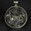Unique Metal DND Spinning Dice Pocket Watch