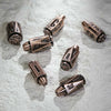 Cool dnd dice: unique metal bullet-shaped polyhedron RPG dice set
