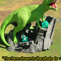 T-Rex 3D Printed Dice Tower – Fate's End Collection by Kim Bolt - Unleash Prehistoric Power!