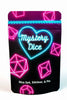 Sweetheart Mystery Dice – Hearts & Flowers dice, unique fun stickers and pins!