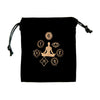 Yog Chakra Drawstring Velvet Bag