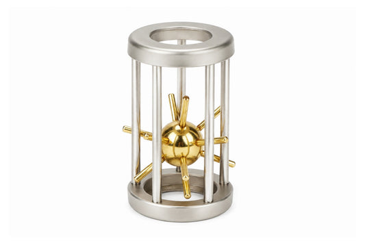 Venus Trap Puzzle – Spiked Ball & Cage Metal Disentanglement Brain Teaser