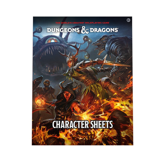 Dungeons & Dragons Character Sheets 2024 – 5th Edition (50 Sheets)