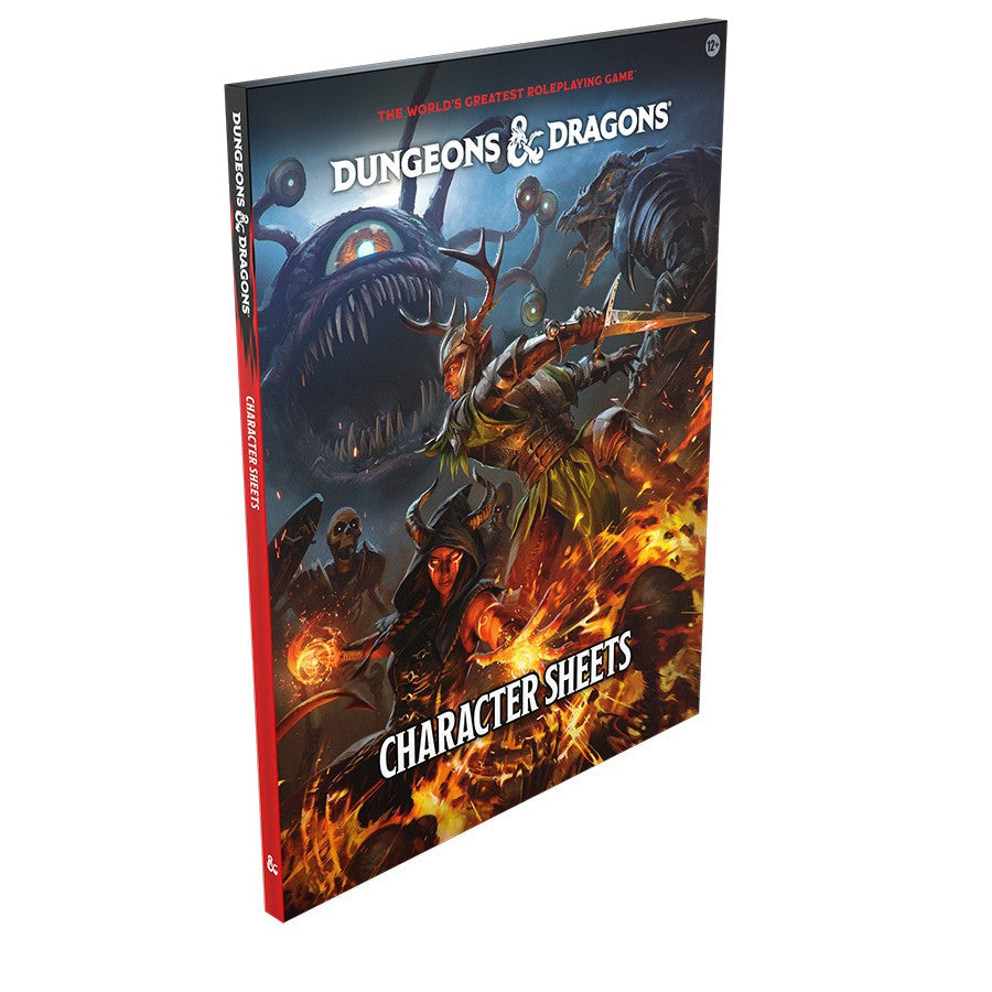 Dungeons & Dragons Character Sheets 2024 – 5th Edition (50 Sheets)