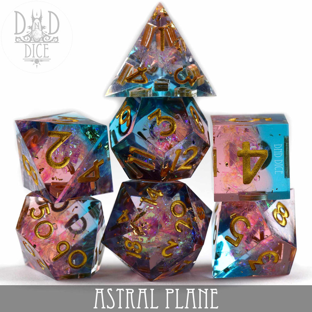 Astral Plane Handmade Dice Set