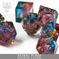 Astral Plane Handmade Dice Set