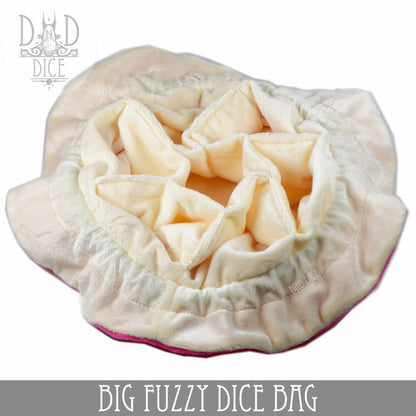 Big Fuzzy Dice Bag – Large Plush Dice Storage in 6 Colors