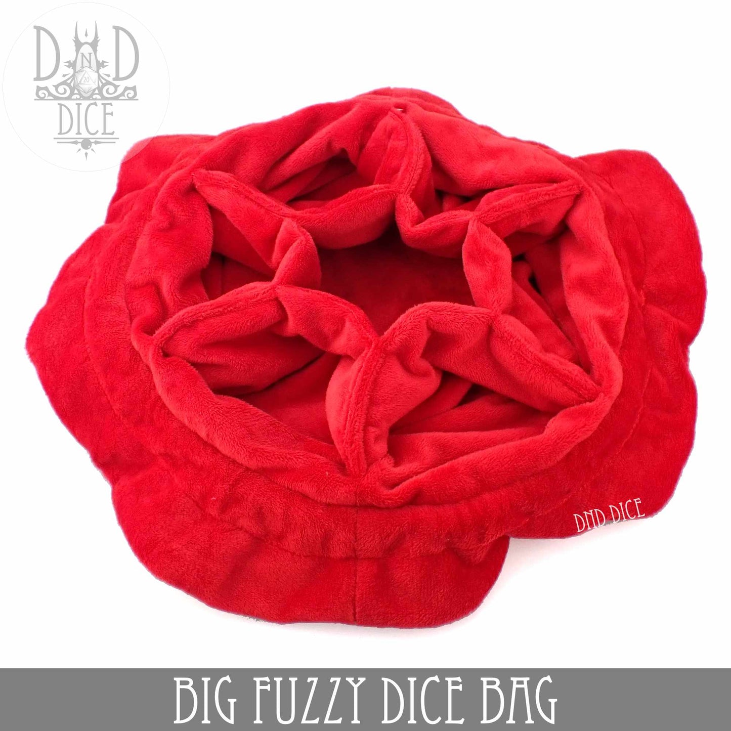 Big Fuzzy Dice Bag – Large Plush Dice Storage in 6 Colors