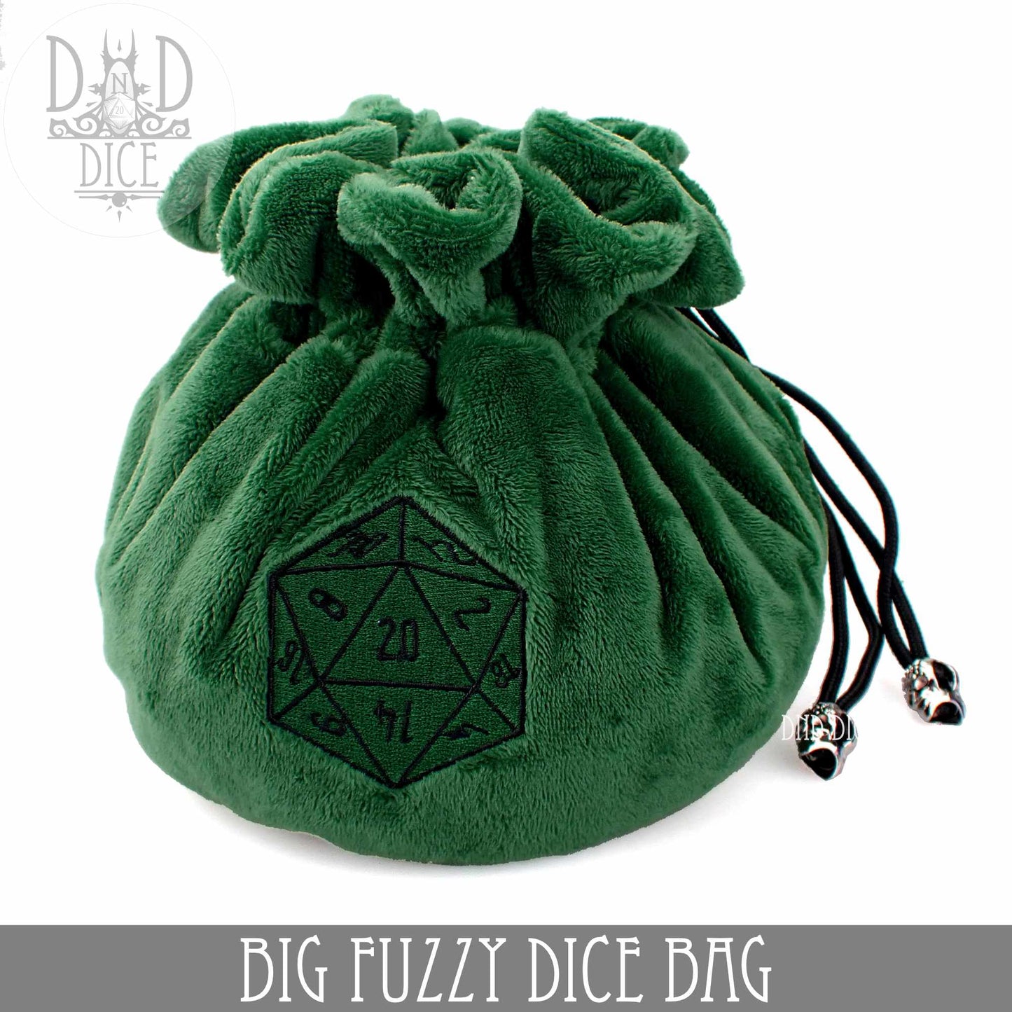 Big Fuzzy Dice Bag – Large Plush Dice Storage in 6 Colors