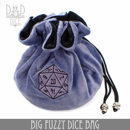 Big Fuzzy Dice Bag – Large Plush Dice Storage in 6 Colors