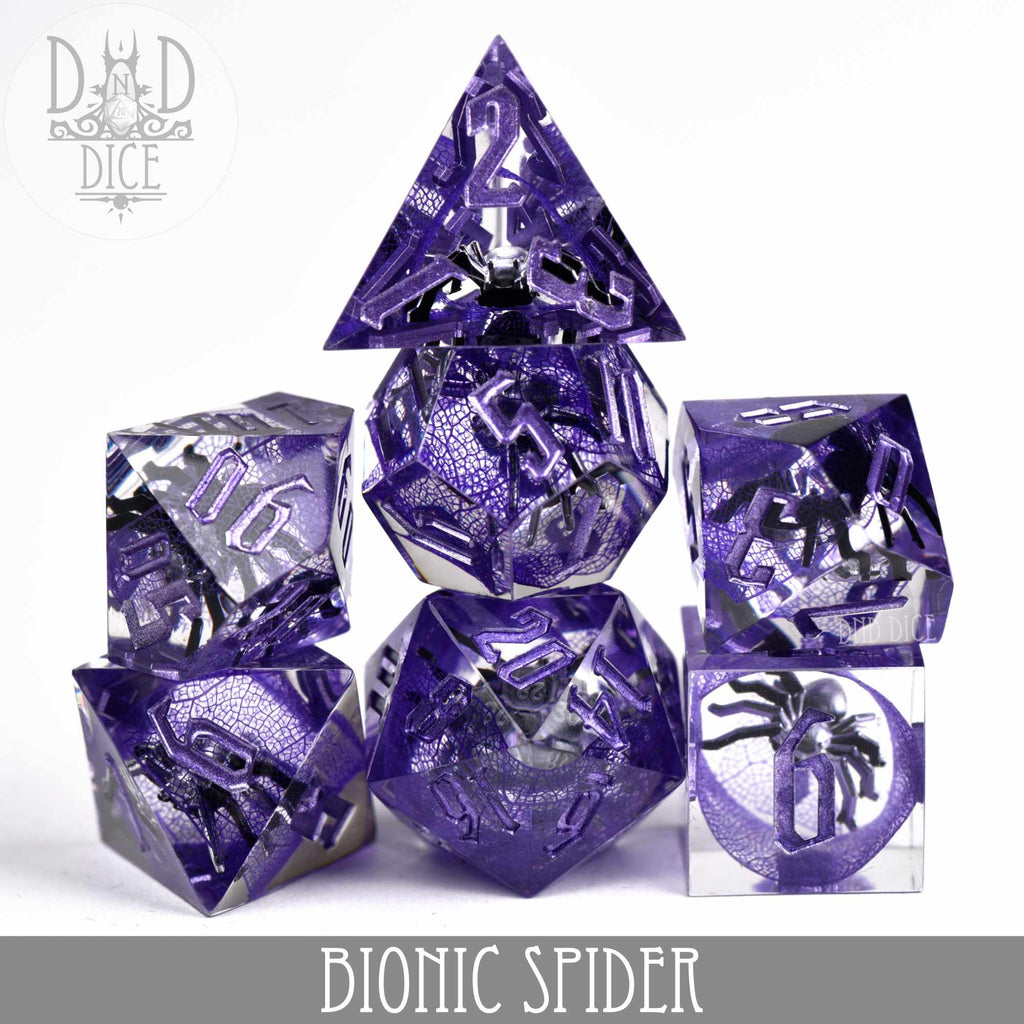 Bionic Spider Handmade Dice Set