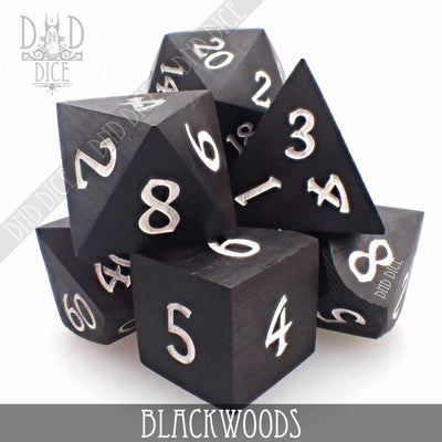 Blackwoods Wood Dice Set (Gift Box)