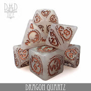 Dragon Quartz Dice Set