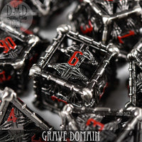 Grave Domain Hollow Metal Dice Set (Gift Box)