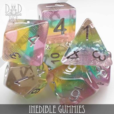 Inedible Gummies Dice Set