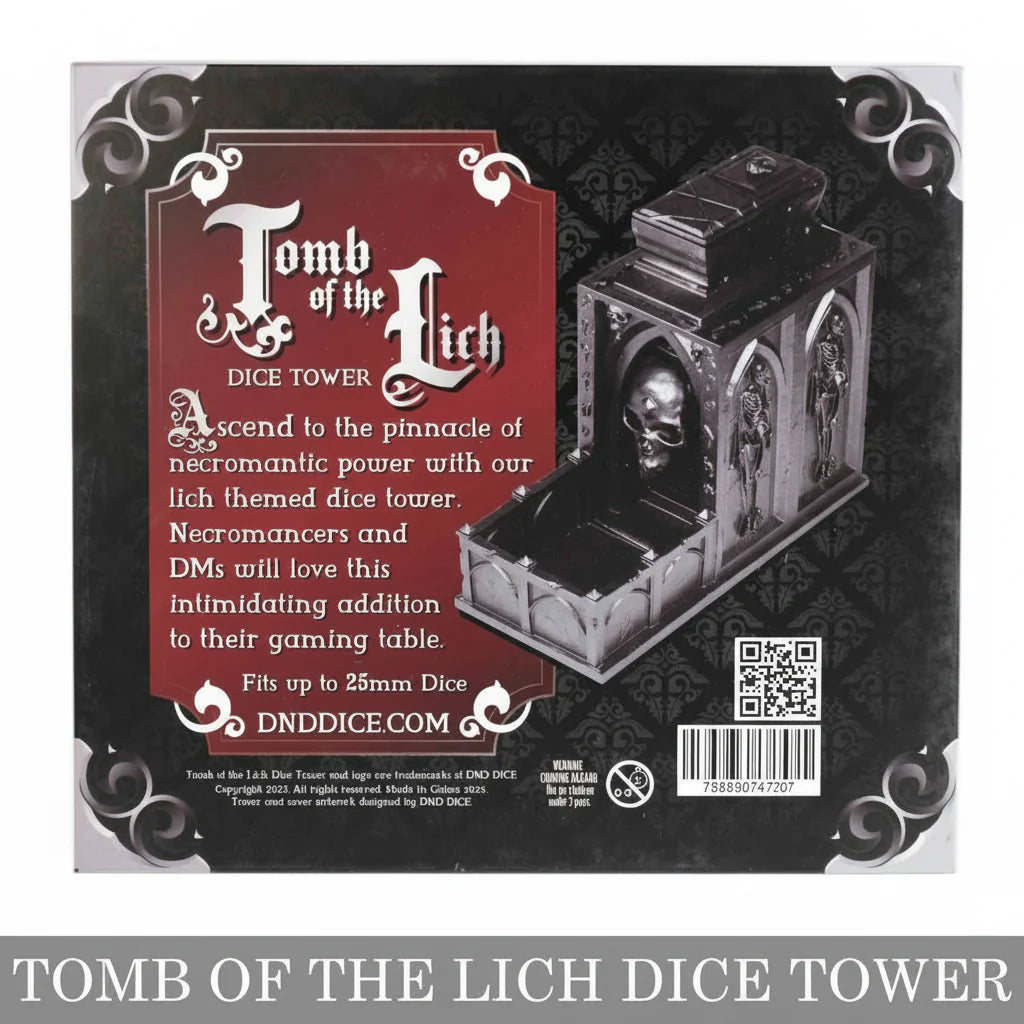Tomb of the Lich Resin Dice Tower