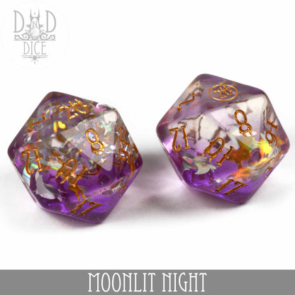 Moonlit Night 12 Dice Set