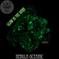 Nebula Oceanic 7 or 11 Dice Set (Glow)