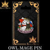 Owl Mage (Enamel Pin)