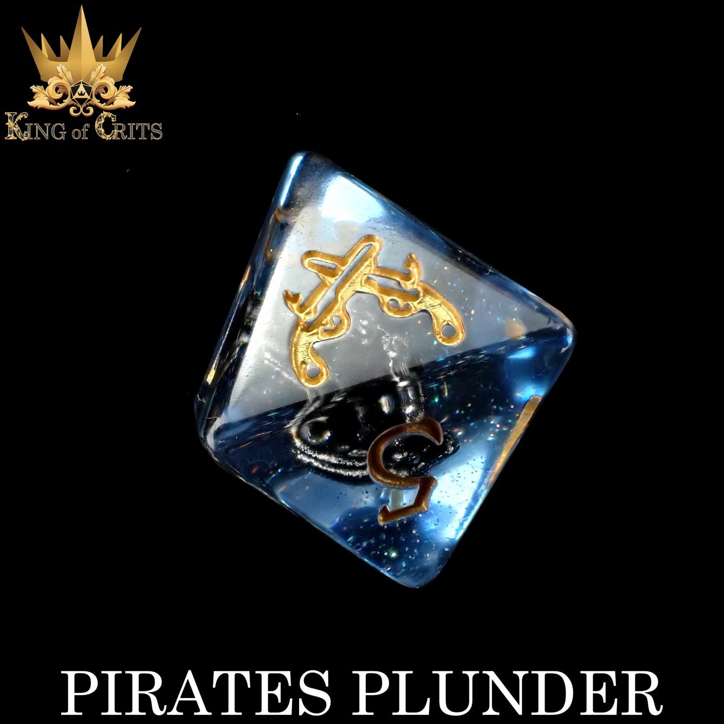 Pirates Plunder 11 Dice Set - 12-Piece Pirate Ship Dice with Exclusive Artwork