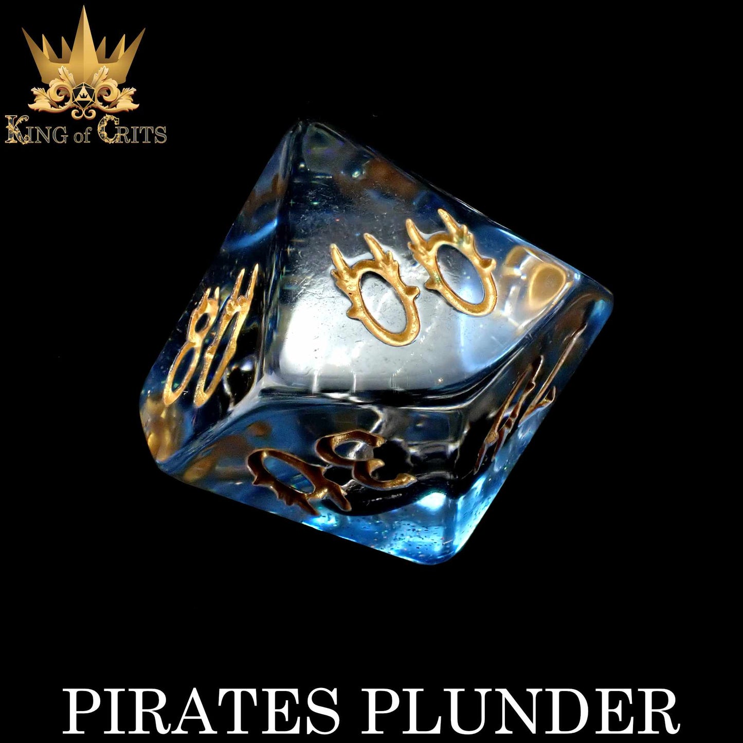 Pirates Plunder 11 Dice Set - 12-Piece Pirate Ship Dice with Exclusive Artwork