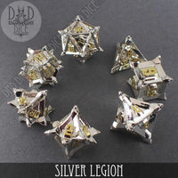 Silver Legion Metal Dice Set