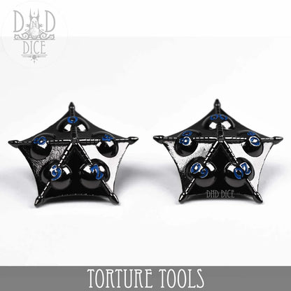 Torture Tools Blue (Metal) - Dice Set
