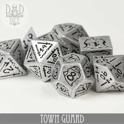 Town Guard Dice Set - Resin RPG Dice