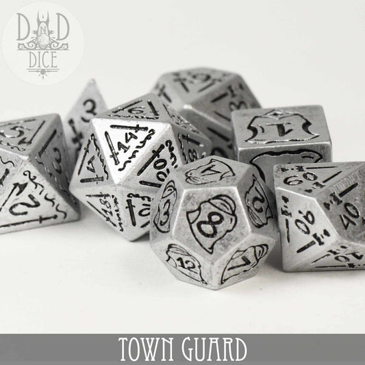 Town Guard Dice Set - Resin RPG Dice