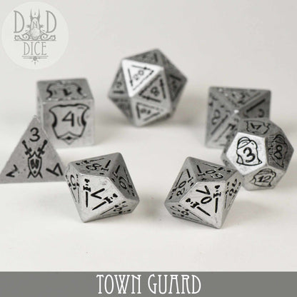 Town Guard Dice Set - Resin RPG Dice