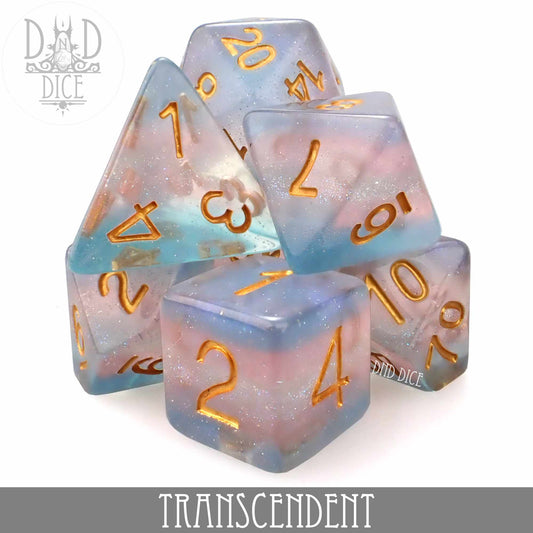 Transcendent Dice Set - Resin RPG Dice