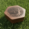 Tree of Life Walnut Dice Case