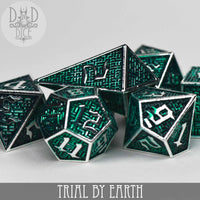 Trial By Earth Metal Dice Set