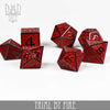 Trial By Fire Metal Dice Set