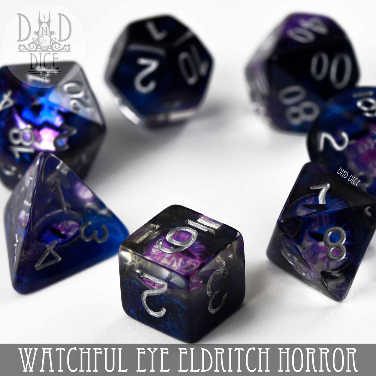 Watchful Eye – Eldritch Horror 7-Piece Resin Dice Set