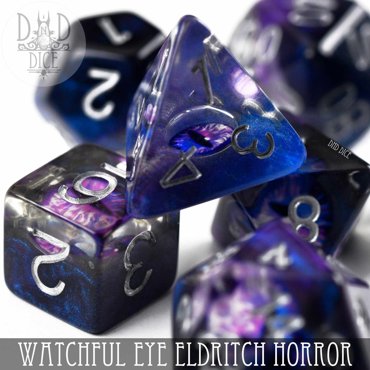 Watchful Eye – Eldritch Horror 7-Piece Resin Dice Set