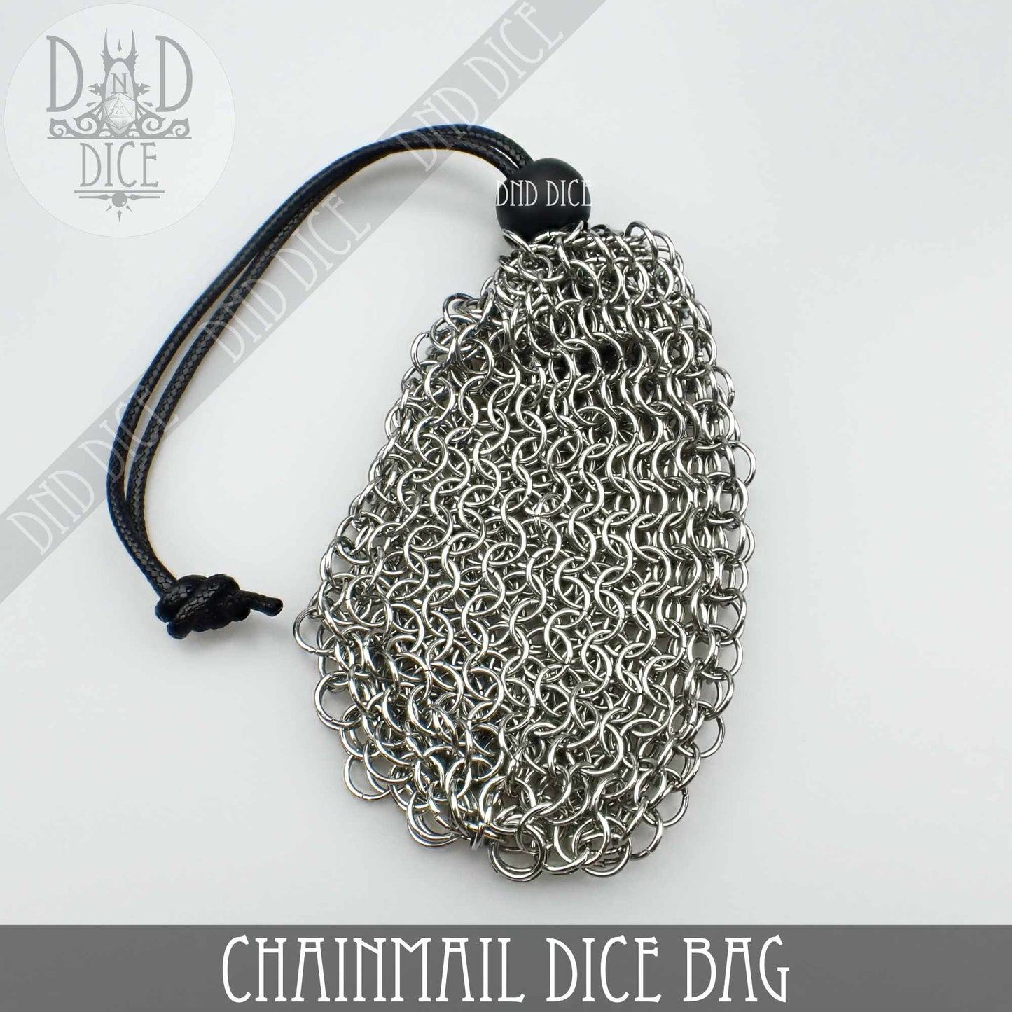 Chainmail Dice Bag – Metal Mesh RPG Dice Storage Bag